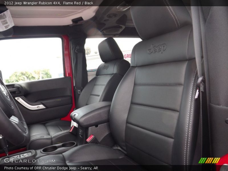 Flame Red / Black 2012 Jeep Wrangler Rubicon 4X4