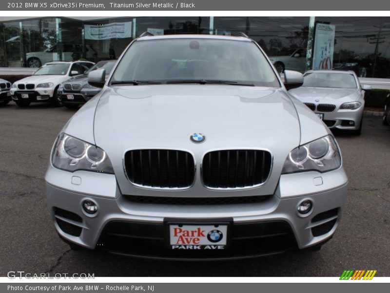 Titanium Silver Metallic / Black 2012 BMW X5 xDrive35i Premium