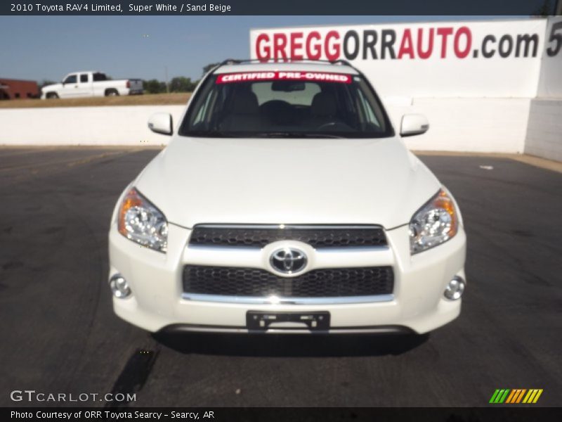 Super White / Sand Beige 2010 Toyota RAV4 Limited