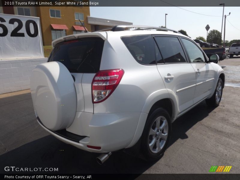 Super White / Sand Beige 2010 Toyota RAV4 Limited
