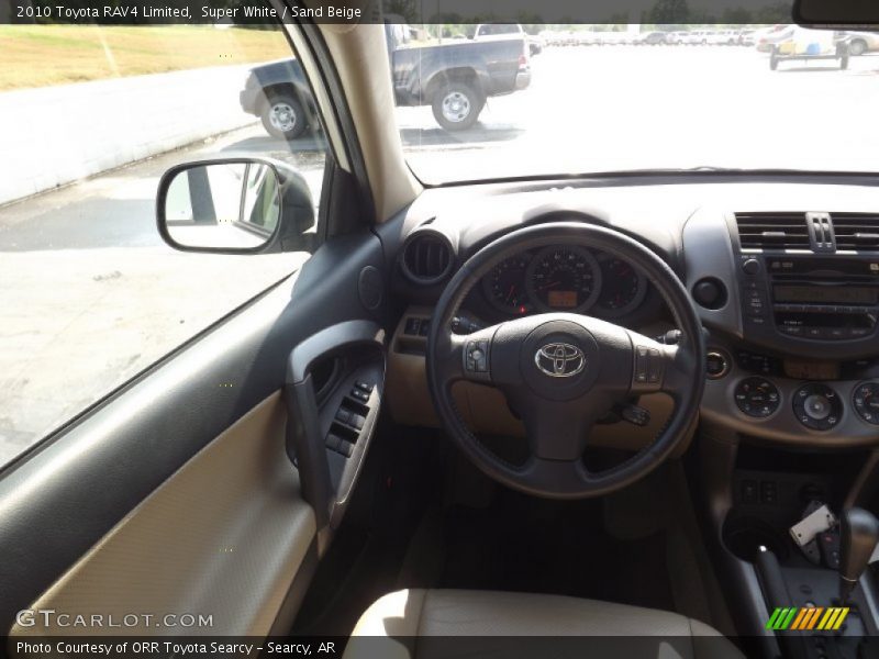 Super White / Sand Beige 2010 Toyota RAV4 Limited