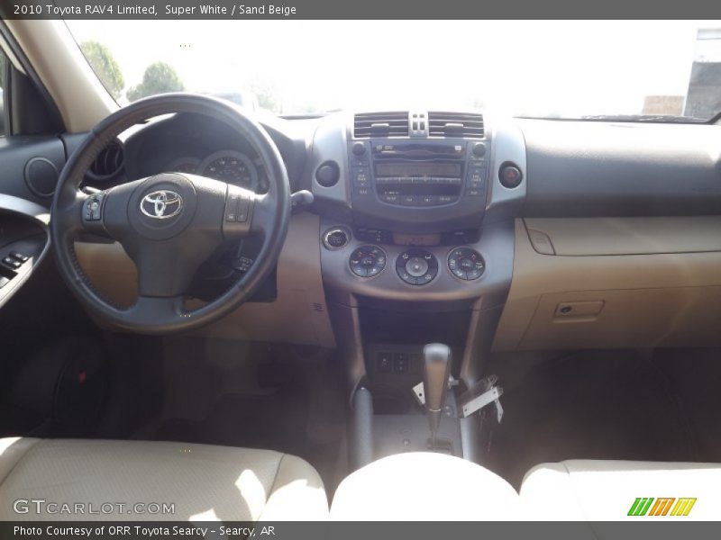 Super White / Sand Beige 2010 Toyota RAV4 Limited