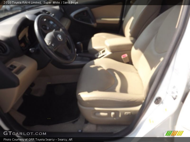 Super White / Sand Beige 2010 Toyota RAV4 Limited
