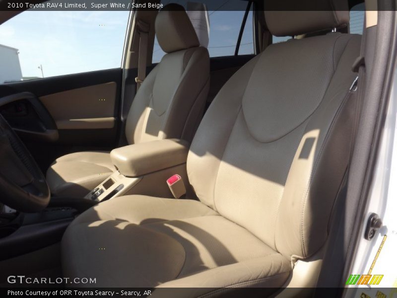 Super White / Sand Beige 2010 Toyota RAV4 Limited