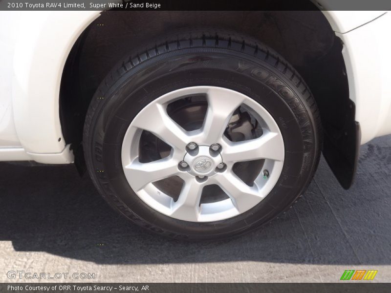 Super White / Sand Beige 2010 Toyota RAV4 Limited