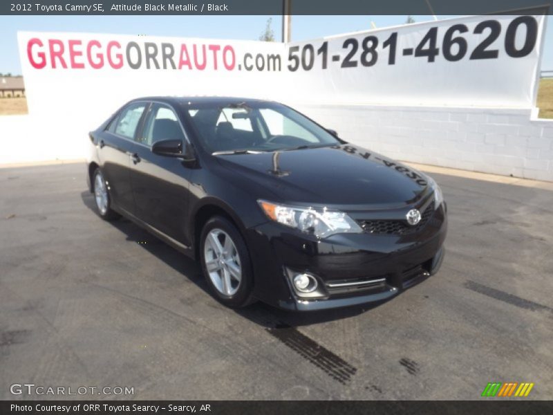 Attitude Black Metallic / Black 2012 Toyota Camry SE