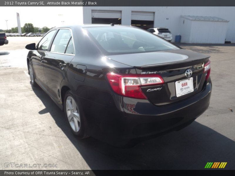 Attitude Black Metallic / Black 2012 Toyota Camry SE