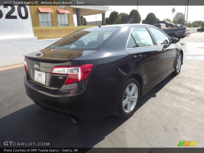 Attitude Black Metallic / Black 2012 Toyota Camry SE