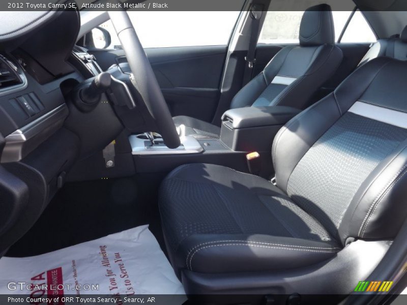 Attitude Black Metallic / Black 2012 Toyota Camry SE