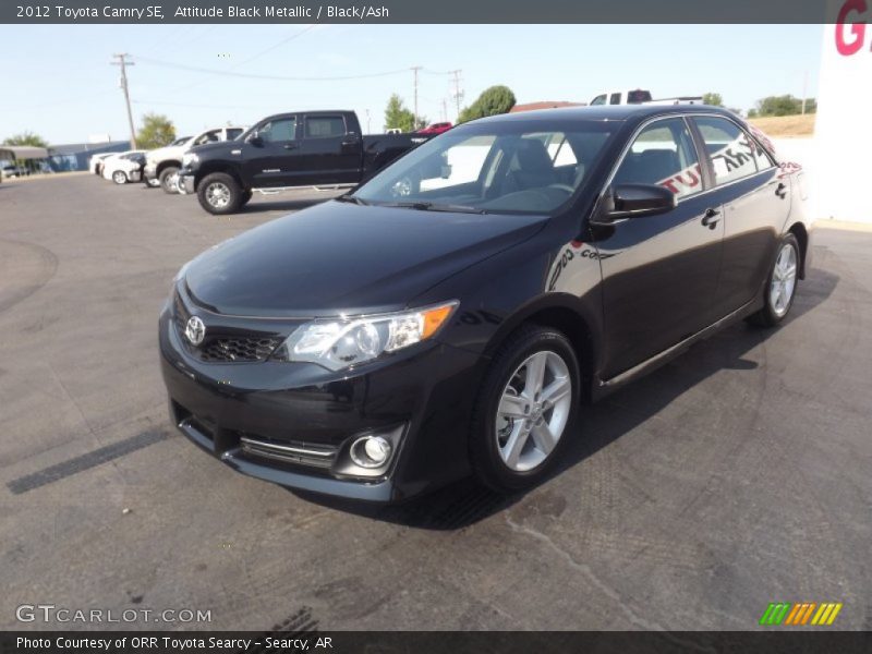 Attitude Black Metallic / Black/Ash 2012 Toyota Camry SE