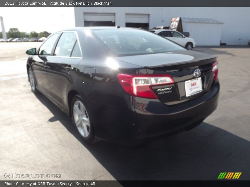 Attitude Black Metallic / Black/Ash 2012 Toyota Camry SE