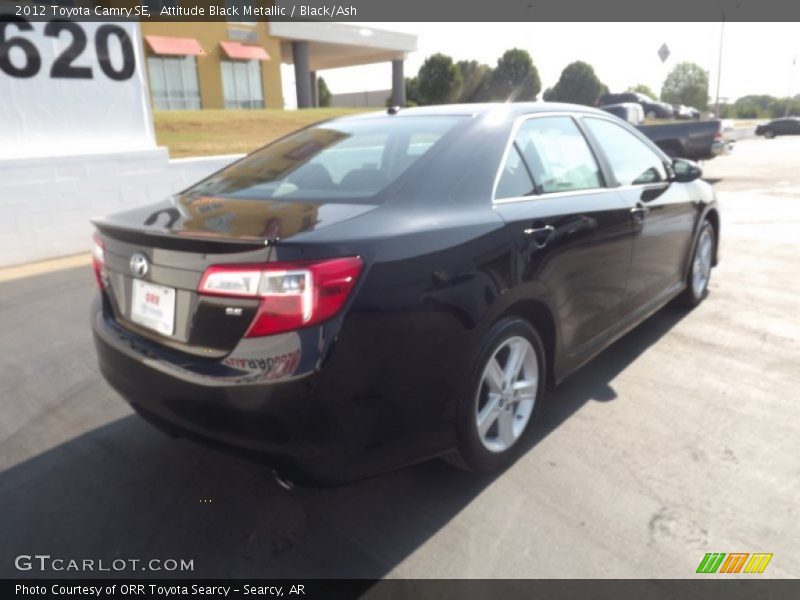 Attitude Black Metallic / Black/Ash 2012 Toyota Camry SE