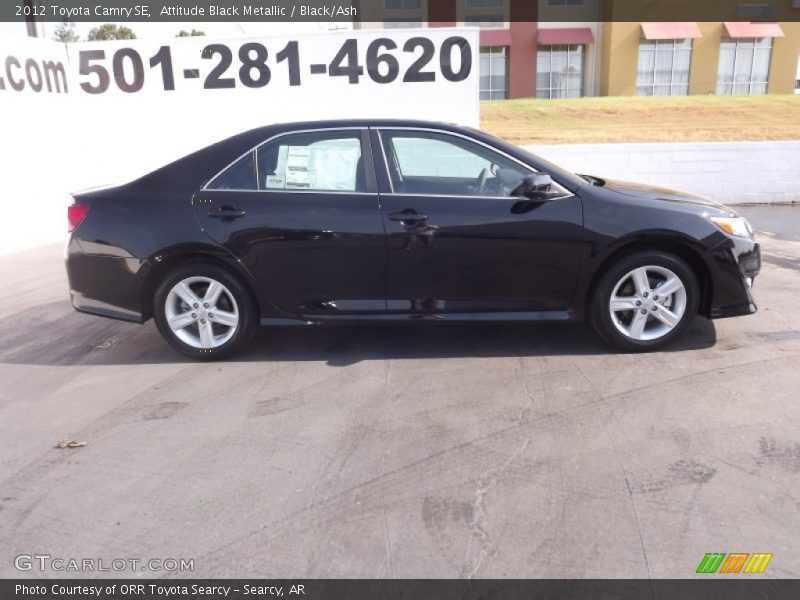 Attitude Black Metallic / Black/Ash 2012 Toyota Camry SE
