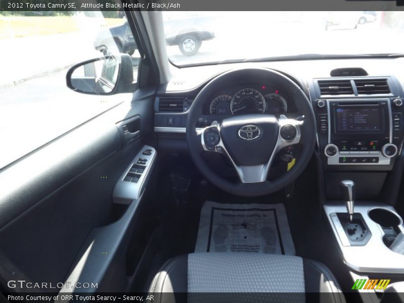 Attitude Black Metallic / Black/Ash 2012 Toyota Camry SE
