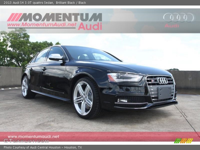 Brilliant Black / Black 2013 Audi S4 3.0T quattro Sedan