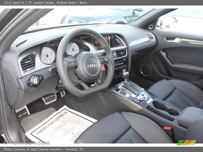 Brilliant Black / Black 2013 Audi S4 3.0T quattro Sedan
