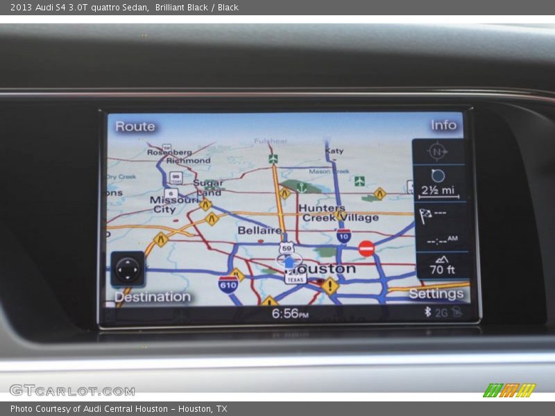 Navigation of 2013 S4 3.0T quattro Sedan