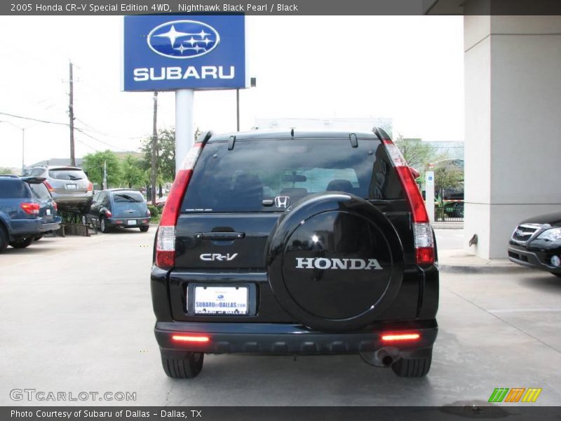 Nighthawk Black Pearl / Black 2005 Honda CR-V Special Edition 4WD
