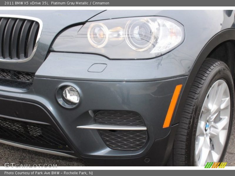 Platinum Gray Metallic / Cinnamon 2011 BMW X5 xDrive 35i