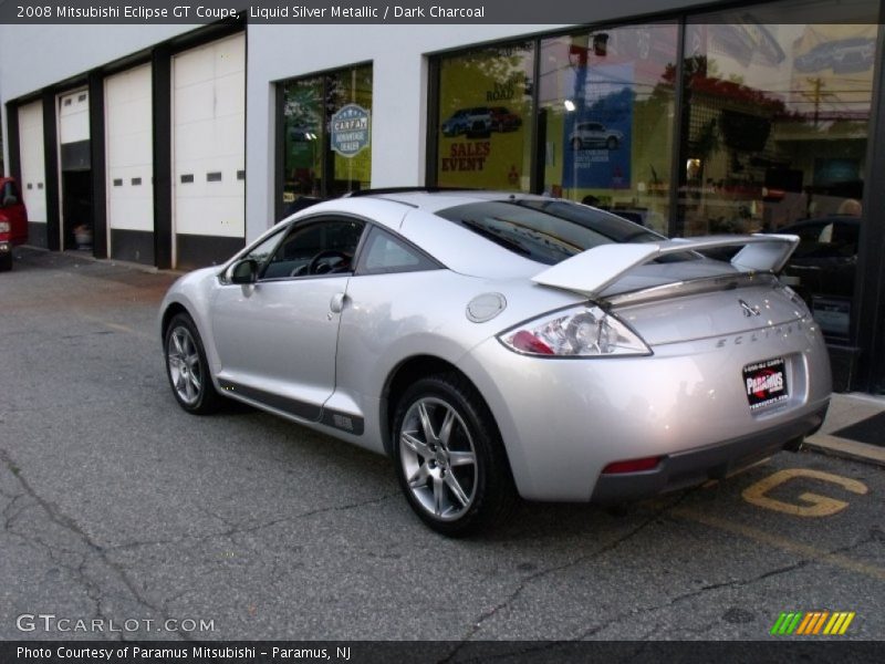 Liquid Silver Metallic / Dark Charcoal 2008 Mitsubishi Eclipse GT Coupe
