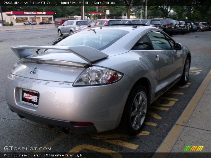Liquid Silver Metallic / Dark Charcoal 2008 Mitsubishi Eclipse GT Coupe