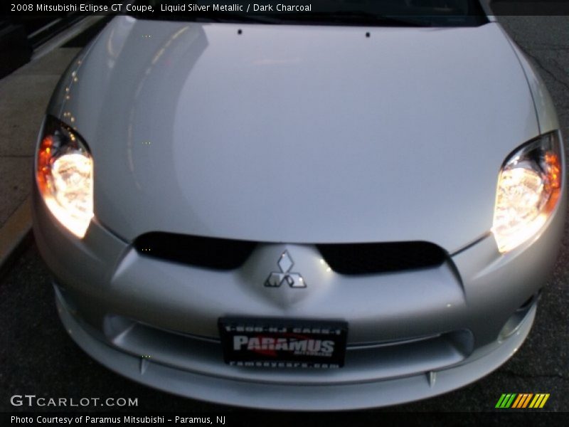Liquid Silver Metallic / Dark Charcoal 2008 Mitsubishi Eclipse GT Coupe