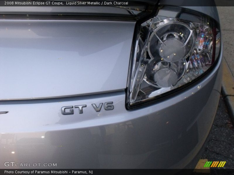 Liquid Silver Metallic / Dark Charcoal 2008 Mitsubishi Eclipse GT Coupe