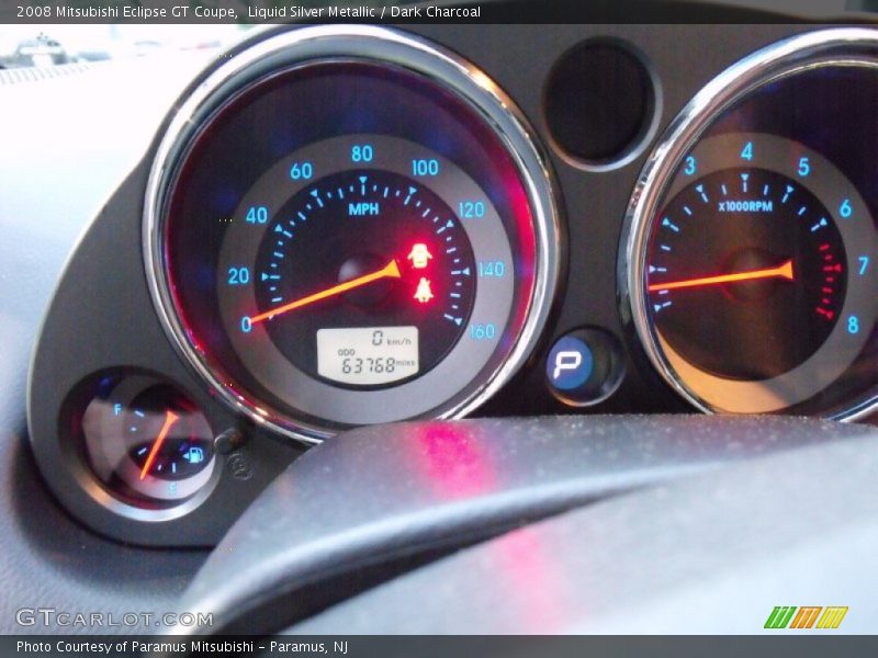 Liquid Silver Metallic / Dark Charcoal 2008 Mitsubishi Eclipse GT Coupe