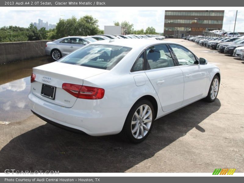 Glacier White Metallic / Black 2013 Audi A4 2.0T Sedan