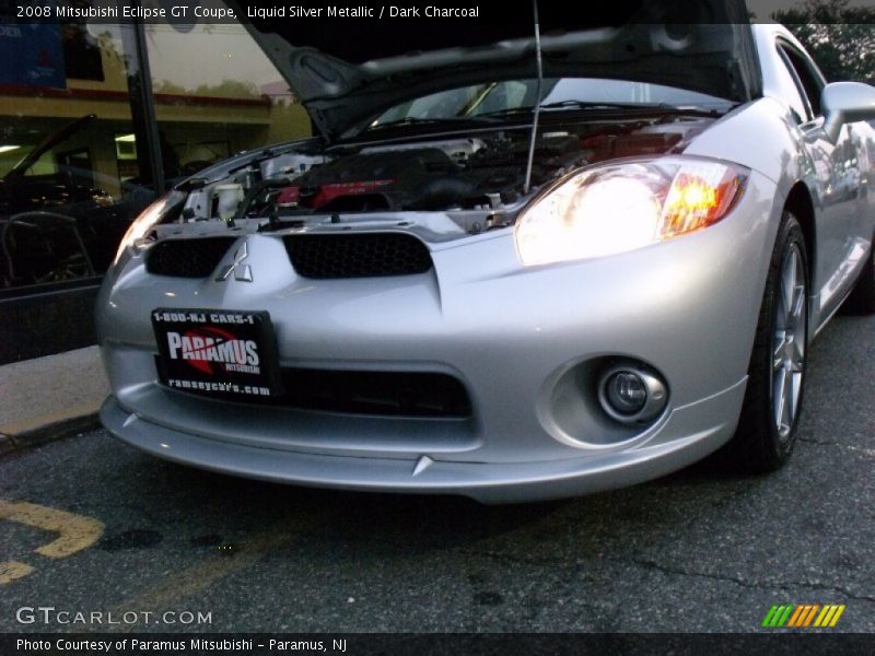 Liquid Silver Metallic / Dark Charcoal 2008 Mitsubishi Eclipse GT Coupe