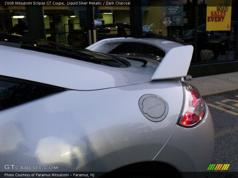 Liquid Silver Metallic / Dark Charcoal 2008 Mitsubishi Eclipse GT Coupe