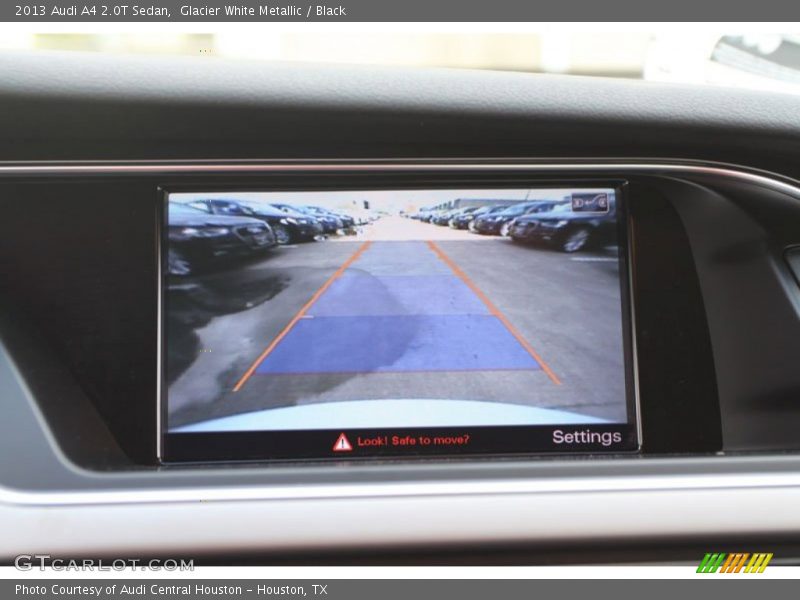Glacier White Metallic / Black 2013 Audi A4 2.0T Sedan