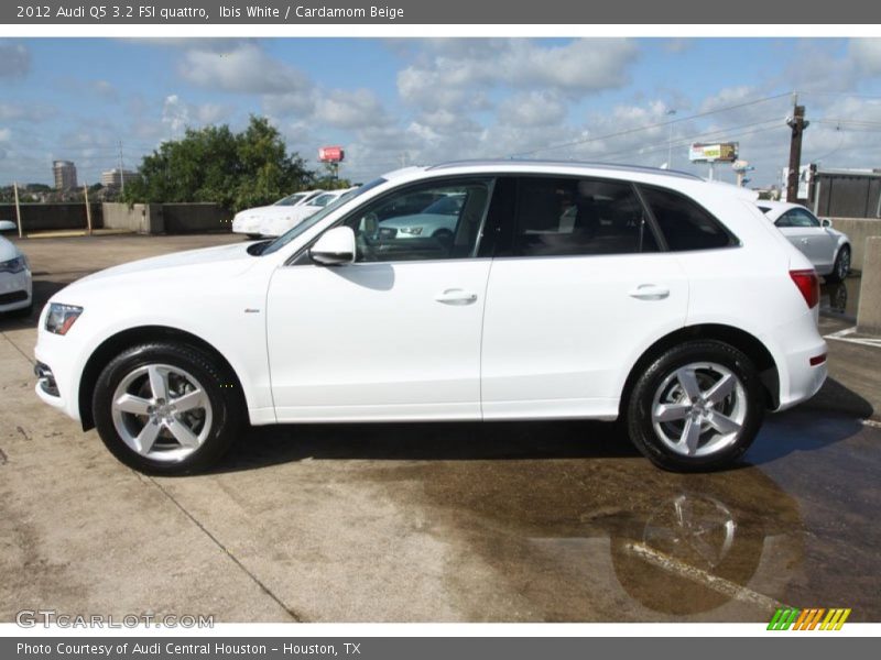Ibis White / Cardamom Beige 2012 Audi Q5 3.2 FSI quattro