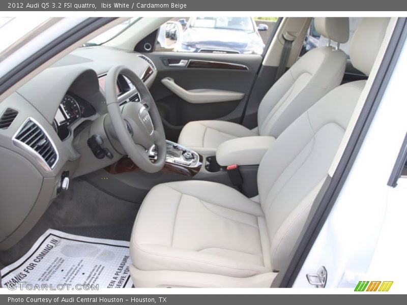 Ibis White / Cardamom Beige 2012 Audi Q5 3.2 FSI quattro