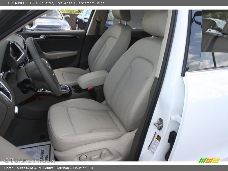 Ibis White / Cardamom Beige 2012 Audi Q5 3.2 FSI quattro