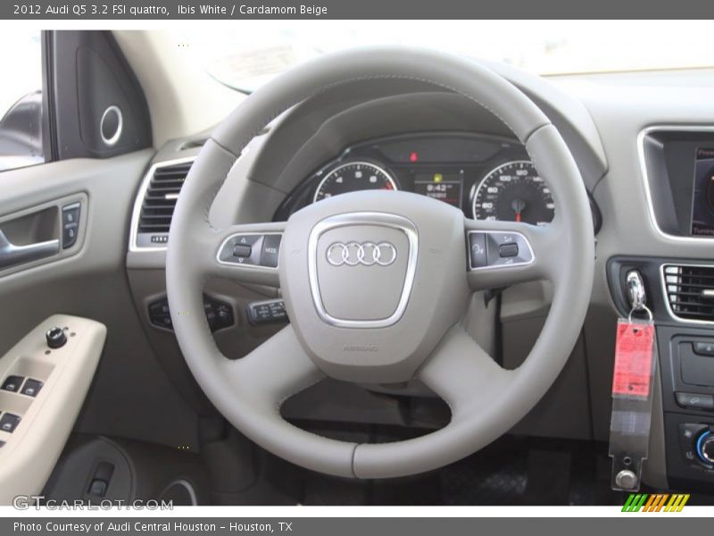 Ibis White / Cardamom Beige 2012 Audi Q5 3.2 FSI quattro