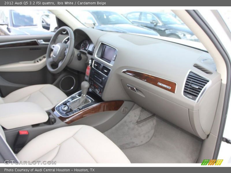 Ibis White / Cardamom Beige 2012 Audi Q5 3.2 FSI quattro