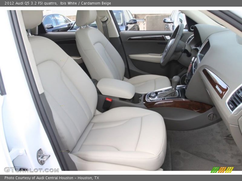 Ibis White / Cardamom Beige 2012 Audi Q5 3.2 FSI quattro