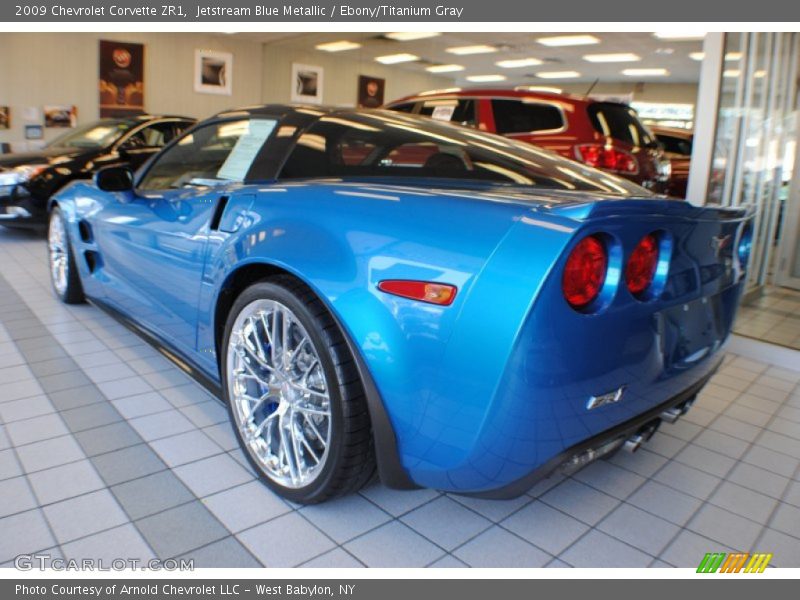  2009 Corvette ZR1 Jetstream Blue Metallic