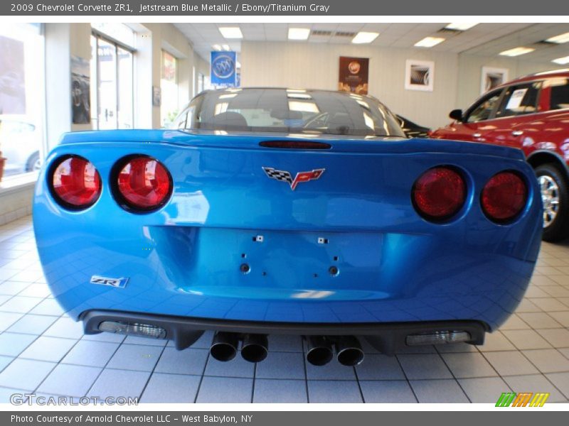 Jetstream Blue Metallic / Ebony/Titanium Gray 2009 Chevrolet Corvette ZR1