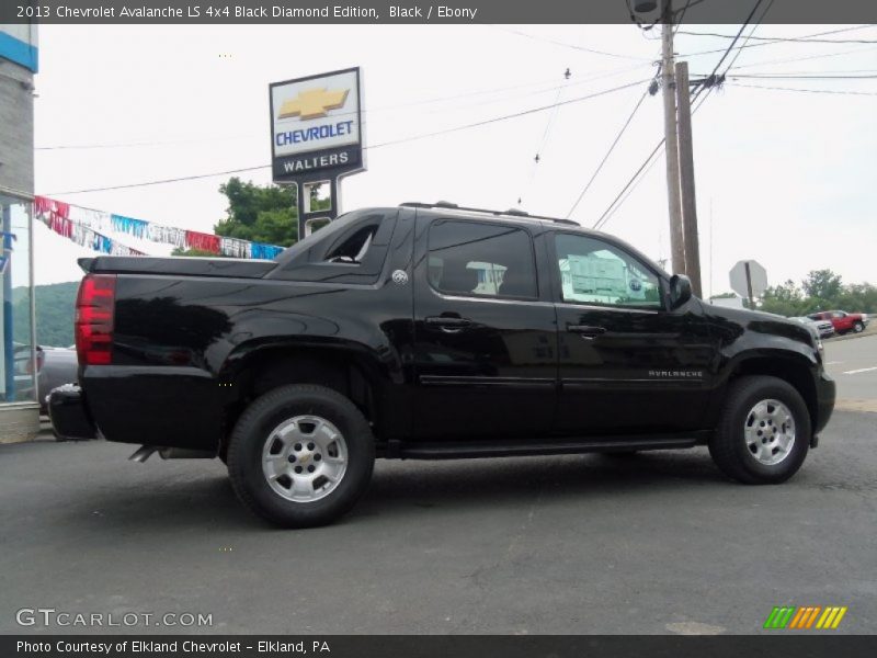 Black / Ebony 2013 Chevrolet Avalanche LS 4x4 Black Diamond Edition