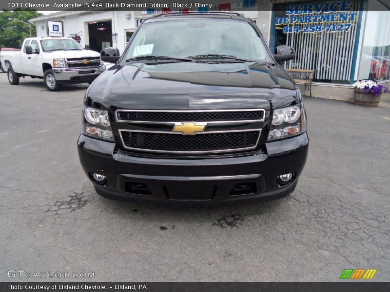 Black / Ebony 2013 Chevrolet Avalanche LS 4x4 Black Diamond Edition