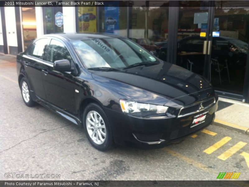 Tarmac Black Pearl / Black 2011 Mitsubishi Lancer ES
