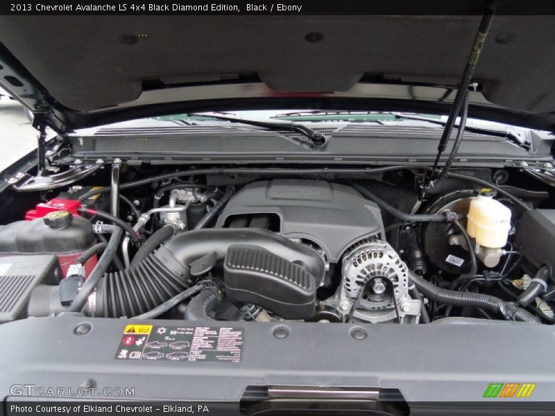  2013 Avalanche LS 4x4 Black Diamond Edition Engine - 5.3 Liter Flex-Fuel OHV 16-Valve VVT Vortec V8