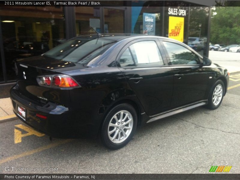 Tarmac Black Pearl / Black 2011 Mitsubishi Lancer ES