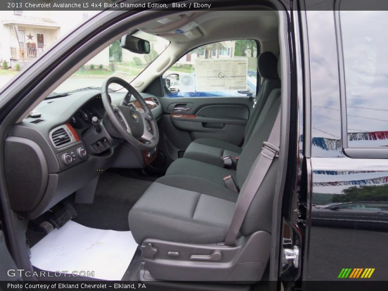 Black / Ebony 2013 Chevrolet Avalanche LS 4x4 Black Diamond Edition