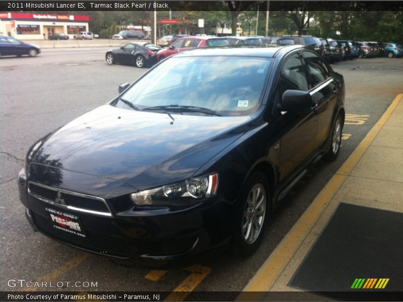 Tarmac Black Pearl / Black 2011 Mitsubishi Lancer ES