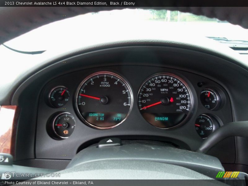  2013 Avalanche LS 4x4 Black Diamond Edition LS 4x4 Black Diamond Edition Gauges