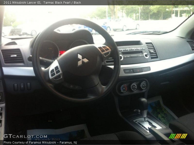 Tarmac Black Pearl / Black 2011 Mitsubishi Lancer ES