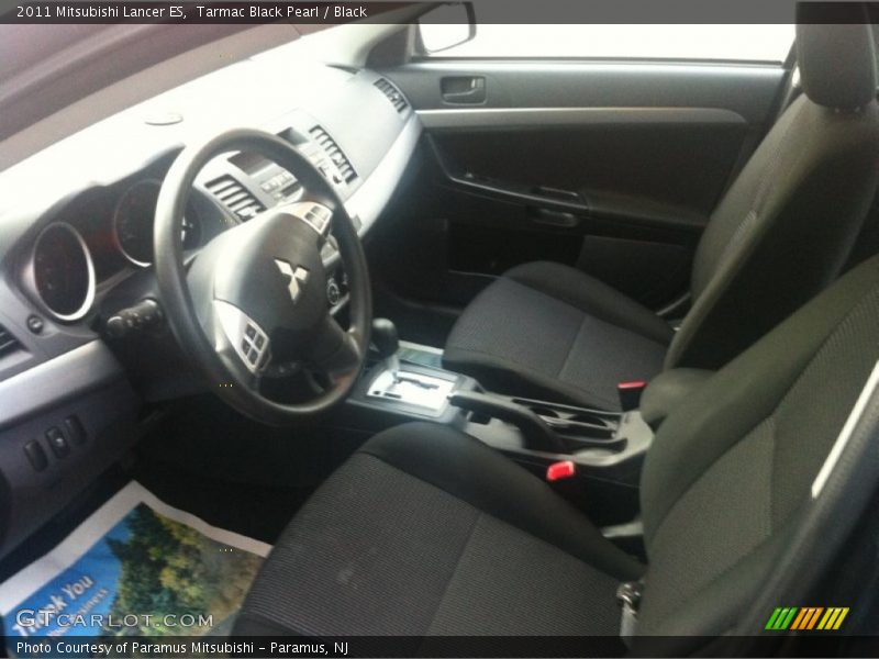 Tarmac Black Pearl / Black 2011 Mitsubishi Lancer ES